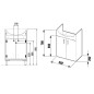 Jika Lyra - Meuble pour lavabo 502x292x708 mm, blanc H4519524323001