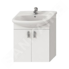 Jika Lyra - Meuble pour lavabo, 608x310x699 mm, blanc H4519624323001