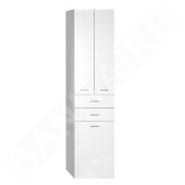 Aqualine Zoja - Armoire haute Keramia Fresh avec panier, 500x1840x290 mm, blanc 51293