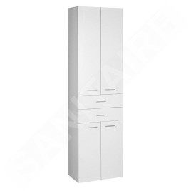 Aqualine Zoja - Armoire haute Keramia Fresh avec tiroirs, 500x1840x290 mm, blanc 51291