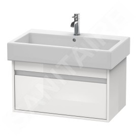 Duravit Ketho - Meuble-vasque, 410x750x440 mm, 1 tiroir, blanc brillant KT668702222