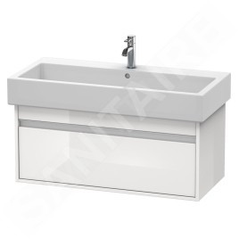 Duravit Ketho - Meuble-vasque, 410x950x440 mm, 1 tiroir, blanc brillant KT668802222