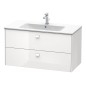 Duravit Brioso - Meuble sous lavabo 553x1020x479 mm, 2 tiroirs, blanc brillant BR410302222