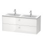 Duravit Brioso - Meuble sous lavabo 553x1290x479 mm, 2 tiroirs, blanc brillant BR410502222
