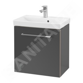Villeroy & Boch Avento - Meuble-vasque, 530x514x352 mm, 1 porte, Crystal Grey A88801B1