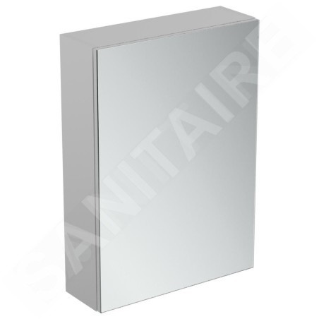 Ideal Standard Mirror&Light - Armoire de toilette 500x700 mm, aluminium T3588AL