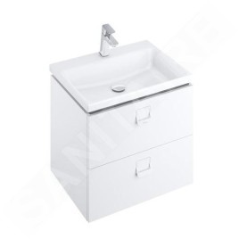 Ravak Comfort - Armoire sous le lavabo, 600x500x460 mm, blanc/blanc X000001377