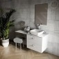 Ravak Comfort - Armoire sous le lavabo, 600x500x460 mm, blanc/blanc X000001377