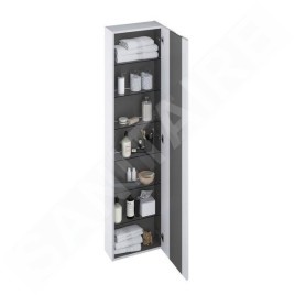Ravak Balance - Armoire haute, 400x1600x175 mm, blanc/graphite X000001374