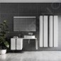 Ravak Balance - Armoire haute, 400x1600x175 mm, blanc/graphite X000001374