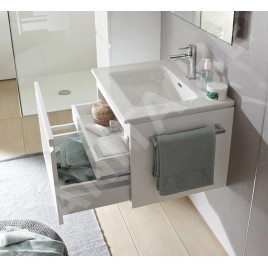 Laufen Pro S - Meuble avec double-lavabo, 1200x530x500 mm, 1 tiroirs, blanc mat H8609684631071