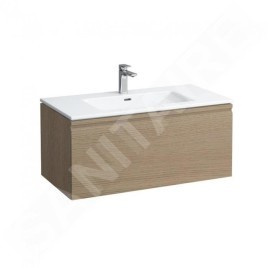 Laufen Pro S - Meuble avec lavabo, 1200x530x500 mm, 1 tiroirs, chêne clair H8609674791041