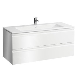 Laufen Pro S - Meuble avec lavabo, 1200x545x500 mm, 2 tiroirs, blanc mat H8619674631041