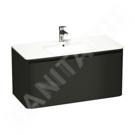 Laufen Pro S - Meuble avec lavabo, 1200x530x500 mm, 1 tiroirs, wengé H8609674231041