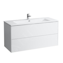 Laufen Pro S - Meuble avec lavabo, 1200x610x500 mm, 2 tiroirs, blanc mat H8649632601041