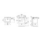 Laufen Pro S - Meuble avec lavabo, 600x610x500 mm, 2 tiroirs, blanc brillant H8649602611041