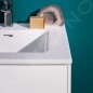 Laufen Pro S - Meuble avec lavabo, 600x610x500 mm, 2 tiroirs, blanc brillant H8649602611041