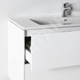 Laufen Pro S - Meuble avec lavabo, 600x610x500 mm, 2 tiroirs, blanc mat H8649602601041