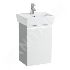 Laufen Pro - Meuble pour lave-mains avec porte, 380x310x580 mm, charnières à gauche, blanc mat H4830110954631