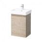 Laufen Pro S - Meuble pour lave-mains avec porte, 415x320x580 mm, charnières à gauche, chêne clair H4833010964791