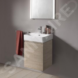 Laufen Pro S - Meuble pour lave-mains avec porte, 415x320x580 mm, charnières à gauche, chêne clair H4833010964791