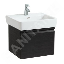 Laufen Pro - Meuble pour lavabo, 470x450x390 mm, 1 tiroir, wengé H4830230954231
