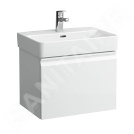 Laufen Pro S - Meuble pour lavabo, 510x370x390 mm, 1 tiroir, blanc brillant H4830220954751