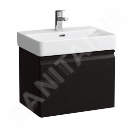Laufen Pro S - Meuble pour lavabo, 510x370x390 mm, 1 tiroir, wengé H4830210954231