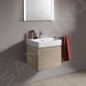 Laufen Pro S - Meuble pour lavabo, 510x370x390 mm, 1 tiroirs, chêne brillant H4830220954791