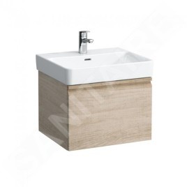 Laufen Pro S - Meuble pour lavabo, 520x450x390 mm, 1 tiroirs, chêne brillant H4833510964791