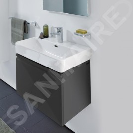 Laufen Pro S - Meuble pour lavabo 550x370x390 mm, 1 tiroir, graphite mat H4830310954801
