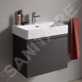 Laufen Pro S - Meuble pour lavabo, 550x370x390 mm, 1 tiroir, wengé H4830310954231