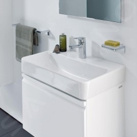 Laufen Pro - Meuble pour lavabo, 570x450x390 mm, 1 tiroir, blanc brillant H4830410954751