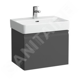 Laufen Pro S - Meuble pour lavabo 570x450x390 mm, 1 tiroirs, graphite mat H4833710964801