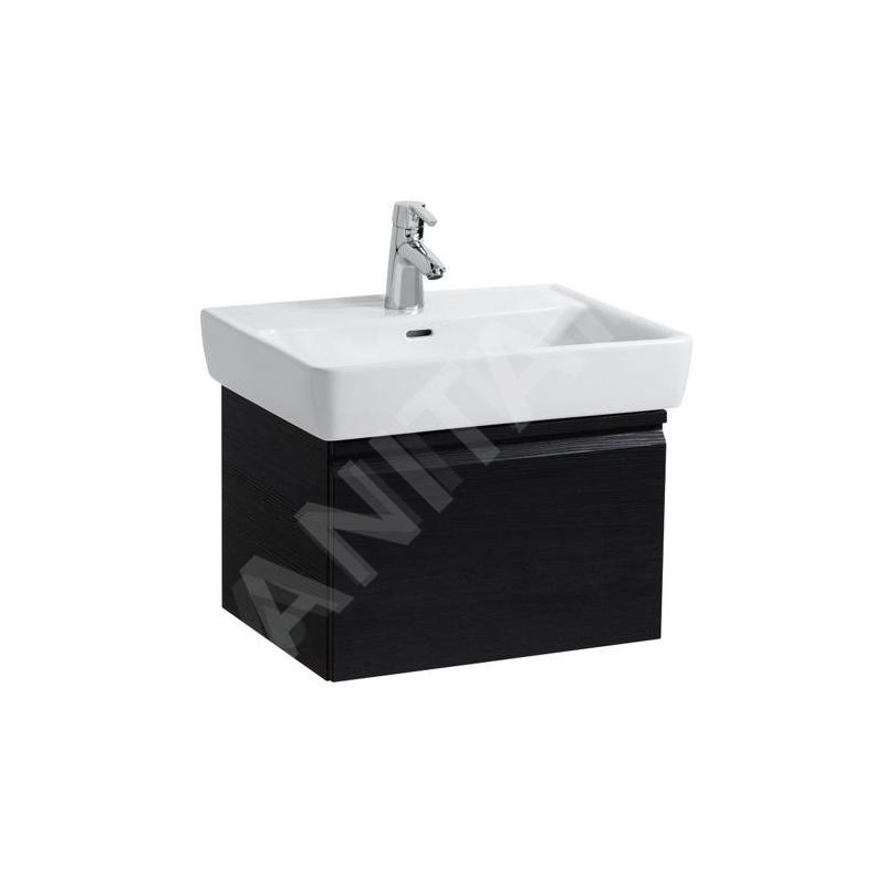 Laufen Pro - Meuble pour lavabo, 570x450x390 mm, 1 tiroir, wengé H4830410954231