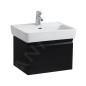Laufen Pro - Meuble pour lavabo, 570x450x390 mm, 1 tiroir, wengé H4830410954231