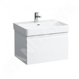 Laufen Pro S - Meuble pour lavabo, 615x450x390 mm, 1 tiroir, blanc brillant H4834210964751