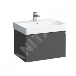 Laufen Pro S - Meuble pour lavabo 615x450x390 mm, 1 tiroirs, graphite mat H4834210964801