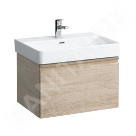 Laufen Pro S - Meuble pour lavabo, 615x450x390 mm, 1 tiroir, chêne clair H4834220964791