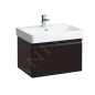 Laufen Pro S - Meuble pour lavabo, 665x450x390 mm, 1 tiroir, wengé H4834520964231