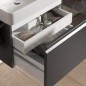 Laufen Pro S - Meuble pour lavabo, 665x450x390 mm, 1 tiroir, wengé H4834520964231