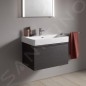 Laufen Pro S - Meuble pour lavabo, 665x450x390 mm, 1 tiroir, wengé H4834520964231