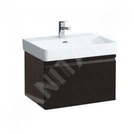 Laufen Pro S - Meuble pour lavabo, 665x450x390 mm, 1 tiroir, wengé H4834510964231