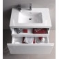 Laufen Pro - Meuble pour lavabo, 770x450x390 mm, 1 tiroir, blanc brillant H4830620954751