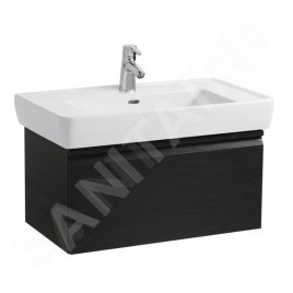 Laufen Pro - Meuble pour lavabo, 770x450x390 mm, 1 tiroir, wengé H4830620954231