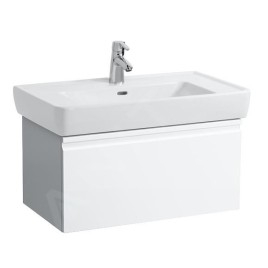 Laufen Pro - Meuble pour lavabo, 770x450x390 mm, 1 tiroir, blanc mat H4830620954631