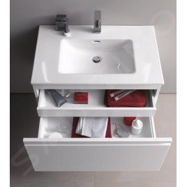 Laufen Pro - Meuble pour lavabo, 770x450x390 mm, 1 tiroir, blanc mat H4830620954631