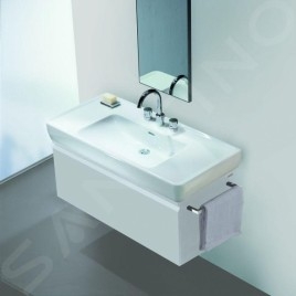 Laufen Pro - Meuble pour lavabo, 770x450x390 mm, 1 tiroir, blanc mat H4830620954631