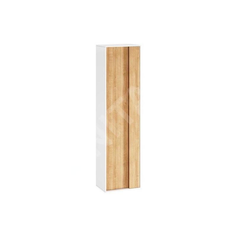 Ravak Step - Armoire haute SB, 430x290x1600 mm, blanc/chêne X000001419