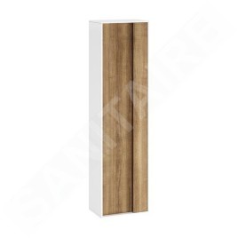 Ravak Step - Armoire haute SB, 430x290x1600 mm, blanc/noyer X000001420